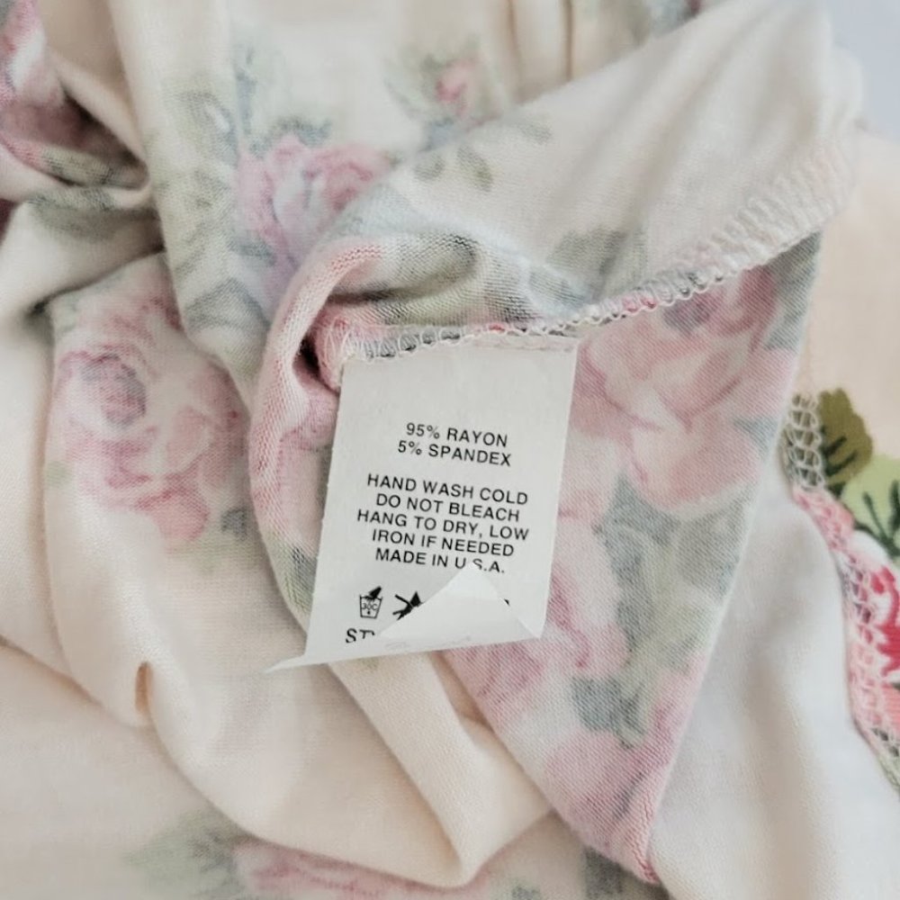 PLEIONE floral print wrap front blouse pink Sz S NEW - Picture 8 of 8